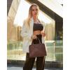 imageLOVEVOOK Purses and Handbags for Women VintageStyle Leather Top Handle Shoulder Bag Satchel Tote Crossbody Purse for LadiesChestnut Brown