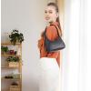 imageLoiral Small Purse for Women Retro Classic Tote HandBag Shoulder Bags Clutch Purse1 Black Pro Leather