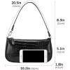 imageLoiral Small Purse for Women Retro Classic Tote HandBag Shoulder Bags Clutch Purse2 Black