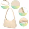 imageLoiral Small Purse for Women Retro Classic Tote HandBag Shoulder Bags Clutch PurseAlmond