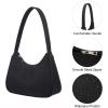 imageLoiral Small Purse for Women Retro Classic Tote HandBag Shoulder Bags Clutch PurseBlack Nylon
