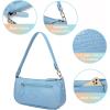 imageLoiral Small Purse for Women Retro Classic Tote HandBag Shoulder Bags Clutch PurseBlue