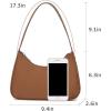 imageLoiral Small Purse for Women Retro Classic Tote HandBag Shoulder Bags Clutch PurseCaramel