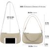 imageLoiral Small Purse for Women Retro Classic Tote HandBag Shoulder Bags Clutch PurseCloud Beige