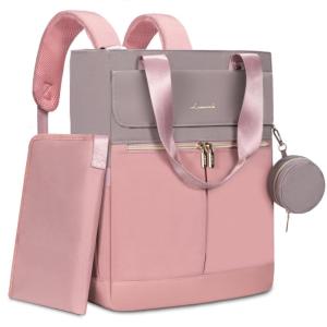 imageLOVEVOOK Diaper Bag BackpackDiaper Bag Tote with Insulated PocketsBaby Bag for Girl Boy with Changing PadLarge Baby Diaper Bag with Pacifier CaseAntiTheft Travel Backpack for WomenPinkgray