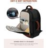 imageLOVEVOOK Travel Backpack For Women 40L Carry On Backpack Flight Approved TSA Personal Item Travel Bag Fits 17 Inch Laptop Business Weekender Overnight Waterproof Daypack With 2 Cubes GreyPinkBlackbrown