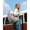 imageLOVEVOOK Travel Backpack For Women 40L Carry On Backpack Flight Approved TSA Personal Item Travel Bag Fits 17 Inch Laptop Business Weekender Overnight Waterproof Daypack With 2 Cubes GreyPinkLight Purple