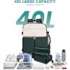 imageLOVEVOOK Travel Backpack for Women TSA Carry On Backpack Flight Approved Luggage 40L Water Resistant Personal Item Daypack Large Weekender Bag fit 17 inch Laptop with 3 Cubes BeigeblackbrownBeigegreenblack