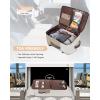 imageLOVEVOOK Travel Backpack for Women TSA Carry On Backpack Flight Approved Luggage 40L Water Resistant Personal Item Daypack Large Weekender Bag fit 17 inch Laptop with 3 Cubes BeigeblackbrownBeigekhakiblack