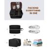 imageLOVEVOOK Travel Backpack for Women TSA Carry On Backpack Flight Approved Luggage 40L Water Resistant Personal Item Daypack Large Weekender Bag fit 17 inch Laptop with 3 Cubes BeigeblackbrownBlack