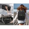 imageLOVEVOOK Travel Backpack for Women TSA Carry On Backpack Flight Approved Luggage 40L Water Resistant Personal Item Daypack Large Weekender Bag fit 17 inch Laptop with 3 Cubes BeigeblackbrownBlack