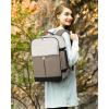 imageLOVEVOOK Travel Backpack for Women TSA Carry On Backpack Flight Approved Luggage 40L Water Resistant Personal Item Daypack Large Weekender Bag fit 17 inch Laptop with 3 Cubes BeigeblackbrownBeigekhakiblack