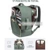 imageLOVEVOOK Travel Backpack for Women TSA Carry On Backpack Flight Approved Luggage 40L Water Resistant Personal Item Daypack Large Weekender Bag fit 17 inch Laptop with 3 Cubes BeigeblackbrownSage Green
