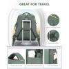 imageLOVEVOOK Travel Backpack for Women TSA Carry On Backpack Flight Approved Luggage 40L Water Resistant Personal Item Daypack Large Weekender Bag fit 17 inch Laptop with 3 Cubes BeigeblackbrownSage Green