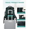 imageLOVEVOOK Travel Backpack for Women TSA Carry On Backpack Flight Approved Luggage 40L Water Resistant Personal Item Daypack Large Weekender Bag fit 17 inch Laptop with 3 Cubes BeigeblackbrownBeigegreenblack