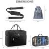 imageLOVEVOOK Travel Duffle Bag Weekender Bag for Women with Toiletry Bag Carry on Overnight Bag with Laptop Compartment Yoga Gym Bag with Wet Pocket Shoe Bag Hospital Bag for Labor and DeliveryBlackmedium
