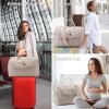 imageLOVEVOOK Travel Duffle Bag Weekender Bag for Women with Toiletry Bag Carry on Overnight Bag with Laptop Compartment Yoga Gym Bag with Wet Pocket Shoe Bag Hospital Bag for Labor and DeliveryNude