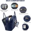 imageLOVEVOOK Travel Duffle Bag Weekender Bag for Women with Toiletry Bag Carry on Overnight Bag with Laptop Compartment Yoga Gym Bag with Wet Pocket Shoe Bag Hospital Bag for Labor and DeliveryNavy
