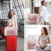 imageLOVEVOOK Travel Duffle Bag Weekender Bag for Women with Toiletry Bag Carry on Overnight Bag with Laptop Compartment Yoga Gym Bag with Wet Pocket Shoe Bag Hospital Bag for Labor and DeliveryPinkmedium