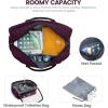 imageLOVEVOOK Travel Duffle Bag Weekender Bag for Women with Toiletry Bag Carry on Overnight Bag with Laptop Compartment Yoga Gym Bag with Wet Pocket Shoe Bag Hospital Bag for Labor and DeliveryPurplish Red