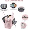 imageLOVEVOOK Travel Duffle Bag Weekender Bag for Women with Toiletry Bag Carry on Overnight Bag with Laptop Compartment Yoga Gym Bag with Wet Pocket Shoe Bag Hospital Bag for Labor and DeliveryPinkmedium