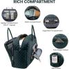imageLOVEVOOK Travel Duffle Bag Weekender Bag for Women with Toiletry Bag Carry on Overnight Bag with Laptop Compartment Yoga Gym Bag with Wet Pocket Shoe Bag Hospital Bag for Labor and DeliveryDark Green