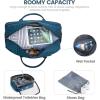 imageLOVEVOOK Travel Duffle Bag Weekender Bag for Women with Toiletry Bag Carry on Overnight Bag with Laptop Compartment Yoga Gym Bag with Wet Pocket Shoe Bag Hospital Bag for Labor and DeliverySea Blue