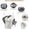 imageLOVEVOOK Travel Duffle Bag Weekender Bag for Women with Toiletry Bag Carry on Overnight Bag with Laptop Compartment Yoga Gym Bag with Wet Pocket Shoe Bag Hospital Bag for Labor and DeliveryBeige