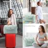 imageLOVEVOOK Travel Duffle Bag Weekender Bag for Women with Toiletry Bag Carry on Overnight Bag with Laptop Compartment Yoga Gym Bag with Wet Pocket Shoe Bag Hospital Bag for Labor and DeliveryMint Green