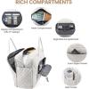 imageLOVEVOOK Travel Duffle Bag Weekender Bag for Women with Toiletry Bag Carry on Overnight Bag with Laptop Compartment Yoga Gym Bag with Wet Pocket Shoe Bag Hospital Bag for Labor and DeliveryBeigemedium