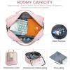 imageLOVEVOOK Travel Duffle Bag Weekender Bag for Women with Toiletry Bag Carry on Overnight Bag with Laptop Compartment Yoga Gym Bag with Wet Pocket Shoe Bag Hospital Bag for Labor and DeliveryZ4pcsPink