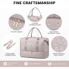 imageLOVEVOOK Travel Duffle BagWeekender Bags for Women with Shoe CompartmentCarry on Overnight Bag with Toiletry BagGym Duffel Bag with Wet Pocket Hospital Bags for Labor and DeliveryAntiquewhiteL