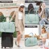 imageLOVEVOOK Travel Duffle BagWeekender Bags for Women with Shoe CompartmentCarry on Overnight Bag with Toiletry BagGym Duffel Bag with Wet Pocket Hospital Bags for Labor and DeliveryCLight Green