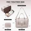 imageLOVEVOOK Travel Duffle BagWeekender Bags for Women with Shoe CompartmentCarry on Overnight Bag with Toiletry BagGym Duffel Bag with Wet Pocket Hospital Bags for Labor and DeliveryAntiquewhiteb