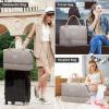 imageLOVEVOOK Travel Duffle BagWeekender Bags for Women with Shoe CompartmentCarry on Overnight Bag with Toiletry BagGym Duffel Bag with Wet Pocket Hospital Bags for Labor and DeliveryLight Dusty Rose