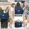 imageLOVEVOOK Travel Duffle BagWeekender Bags for Women with Shoe CompartmentCarry on Overnight Bag with Toiletry BagGym Duffel Bag with Wet Pocket Hospital Bags for Labor and DeliveryBluea