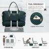 imageLOVEVOOK Travel Duffle BagWeekender Bags for Women with Shoe CompartmentCarry on Overnight Bag with Toiletry BagGym Duffel Bag with Wet Pocket Hospital Bags for Labor and DeliveryADark Greena