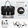 imageLOVEVOOK Travel Duffle BagWeekender Bags for Women with Shoe CompartmentCarry on Overnight Bag with Toiletry BagGym Duffel Bag with Wet Pocket Hospital Bags for Labor and DeliveryBlackb3pc