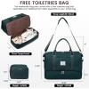 imageLOVEVOOK Travel Duffle BagWeekender Bags for Women with Shoe CompartmentCarry on Overnight Bag with Toiletry BagGym Duffel Bag with Wet Pocket Hospital Bags for Labor and DeliveryADark Greena