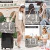 imageLOVEVOOK Travel Duffle BagWeekender Bags for Women with Shoe CompartmentCarry on Overnight Bag with Toiletry BagGym Duffel Bag with Wet Pocket Hospital Bags for Labor and DeliveryLeopard print