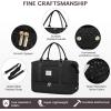 imageLOVEVOOK Travel Duffle BagWeekender Bags for Women with Shoe CompartmentCarry on Overnight Bag with Toiletry BagGym Duffel Bag with Wet Pocket Hospital Bags for Labor and DeliveryBlack