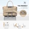 imageLOVEVOOK Travel Duffle BagWeekender Bags for Women with Shoe CompartmentCarry on Overnight Bag with Toiletry BagGym Duffel Bag with Wet Pocket Hospital Bags for Labor and DeliveryCoffee Brown