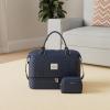 imageLOVEVOOK Travel Duffle BagWeekender Bags for Women with Shoe CompartmentCarry on Overnight Bag with Toiletry BagGym Duffel Bag with Wet Pocket Hospital Bags for Labor and DeliveryBlueL