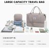 imageLOVEVOOK Travel Duffle BagWeekender Bags for Women with Shoe CompartmentCarry on Overnight Bag with Toiletry BagGym Duffel Bag with Wet Pocket Hospital Bags for Labor and DeliveryLight Dusty Rose