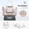 imageLOVEVOOK Travel Duffle BagWeekender Bags for Women with Shoe CompartmentCarry on Overnight Bag with Toiletry BagGym Duffel Bag with Wet Pocket Hospital Bags for Labor and DeliveryAntiquewhiteb