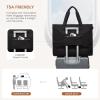 imageLOVEVOOK Weekender Bags for Women Travel Large Personal Item Travel Overnight Bag Carry on Duffle Bags with Shoe Compartment Toiletry Bag Wet Pocket for Airplane Hospital Labor DeliveryBlack