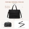 imageLOVEVOOK Weekender Bags for Women Travel Large Personal Item Travel Overnight Bag Carry on Duffle Bags with Shoe Compartment Toiletry Bag Wet Pocket for Airplane Hospital Labor DeliveryBlack