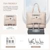 imageLOVEVOOK Weekender Bags for Women Travel Large Personal Item Travel Overnight Bag Carry on Duffle Bags with Shoe Compartment Toiletry Bag Wet Pocket for Airplane Hospital Labor DeliveryKhaki