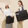 imageLOVEVOOK Weekender Bags for Women Travel Large Personal Item Travel Overnight Bag Carry on Duffle Bags with Shoe Compartment Toiletry Bag Wet Pocket for Airplane Hospital Labor DeliveryBlack
