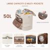 imageLOVEVOOK Weekender Bags for Women Travel Large Personal Item Travel Overnight Bag Carry on Duffle Bags with Shoe Compartment Toiletry Bag Wet Pocket for Airplane Hospital Labor DeliveryOff  White